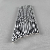 Соломка трубочка бумажная Ø 5 мм 20 см 