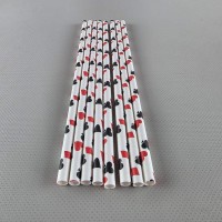 Соломка трубочка бумажная Ø 5 мм 20 см 