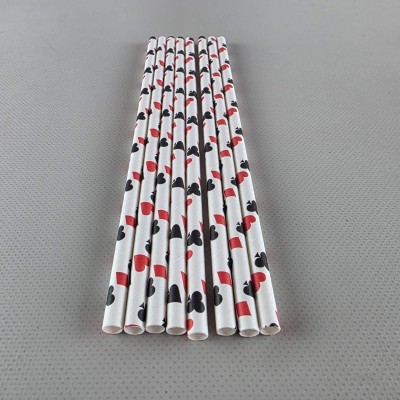 Соломка трубочка бумажная Ø 5 мм 20 см 