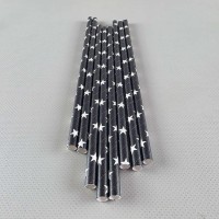 Соломка трубочка бумажная Ø 5 мм 20 см 