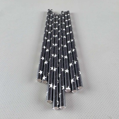 Соломка трубочка бумажная Ø 5 мм 20 см 