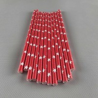 Соломка трубочка бумажная Ø 5 мм 20 см 