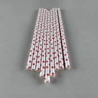 Соломка трубочка бумажная Ø 5 мм 20 см 