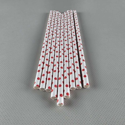 Соломка трубочка бумажная Ø 5 мм 20 см 