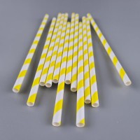 Соломка трубочка бумажная Ø 5 мм 20 см 