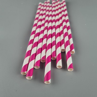 Соломка трубочка бумажная Ø 5 мм 20 см 