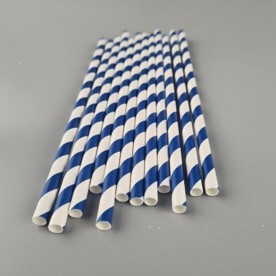 Соломка трубочка бумажная Ø 5 мм 20 см 