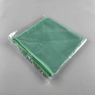 Тряпка Микрофибра 30*30 Зеленая ПОЛИРОВКА (1 шт)