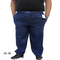 Джинсы мужские. Размеры 70, 72, 74, 76, 78. В упаковке 5 шт. одного цвета. Ткань джинс.