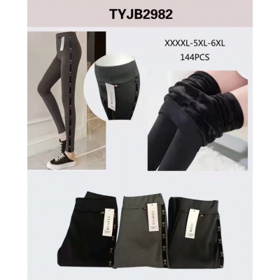 Лосины Теплые на ТОЛСТОМ МЕХУ. Размер: 3XL-6XL ( 52 - 60 )