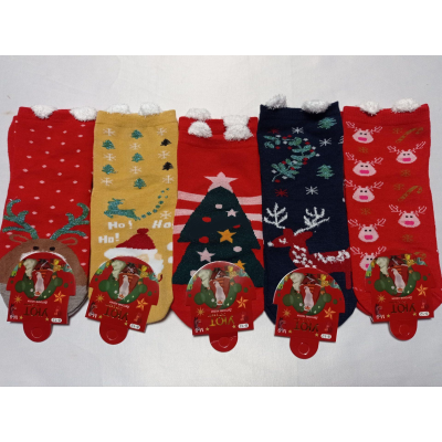 Детские новогодние носки для детей 1-4, 4-8, 8-12 лет, УЮТ