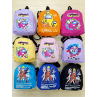 Детские рюкзаки цветные 27*22 см