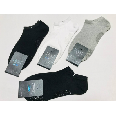 Мужские короткие носки с силиконом на пятке размер 41-47