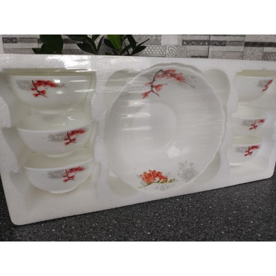 Набор салатников1+6 стеклокерамики