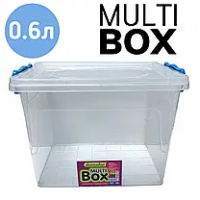 Контейнер универсальный пищевой 0,6 л, MULTI BOX A-7