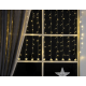 Новогодняя светодиодная Гирлянда Штора Звездочки 120 Led, 3 х 0,8 м (Холодный Белый, Теплый Белый)