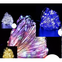 Новогодняя светодиодная Гирлянда Нить Капля на проволоке 100 L 10 м, от Сети
