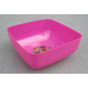 Миска пластиковая пищевая 4 литра квадратная