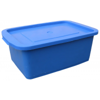 Ящик для пищевых продуктов пластиковый 10 литров цветной "Юнипласт"