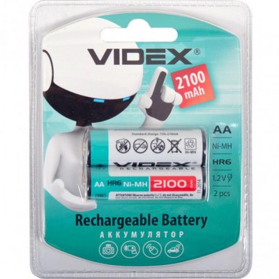 Аккумуляторы VIDEX АА 2100 перезаряжаемые