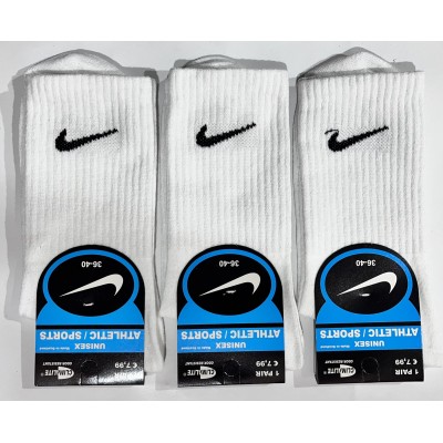 Женские (подросток) носки спорт, высокая резинка NIKE, размер 36-40