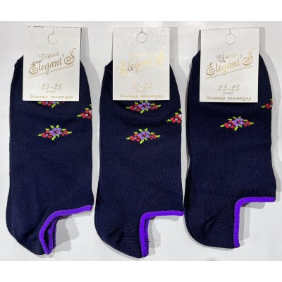 Носки женские демисезонные укороченные ELEGANTS, размер 23-25 Носки женские демисезонные укороченные ELEGANTS, размер 23-25