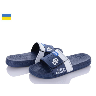 Шлепки мужские. Размеры - 40-45, (701 черный, синий)