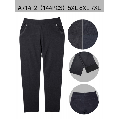 Брюки женские Золото, размер 5XL-7XL (48 - 54)