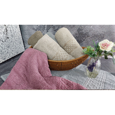 Полотенце для лица махровое 93 см / 47 см