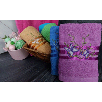 Полотенце для лица махровое 93 см / 47 см