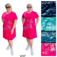 Женское платье р.5XL-8XL (50-58) микс