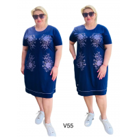 Женское платье р.5XL-8XL (50-58) микс