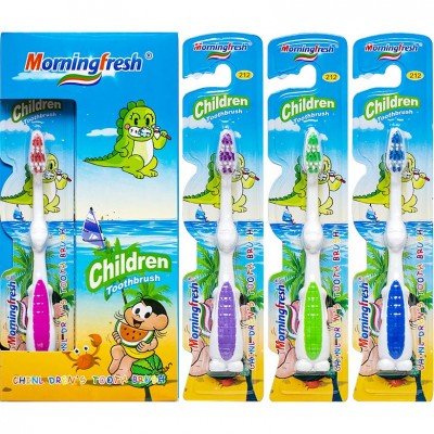 Зубные щётки детские "Morningfresh", 14 см дракончик, 88424