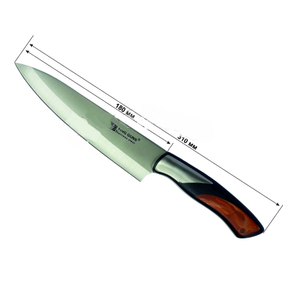 Нож кухонный "KITCHEN KNIFE" №2, на планшете, средний, 310 мм.
