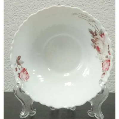 Салатник стеклокерамика 7" (18см) "Роза"