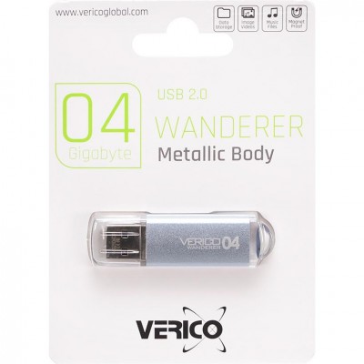 Флешка Verico USB 4Gb Wanderer SkyBlue, 113590