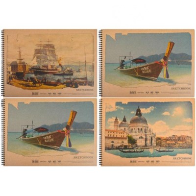 Альбом для рисования А3 "KRAFT" 40 листов белых, спираль, 93786
