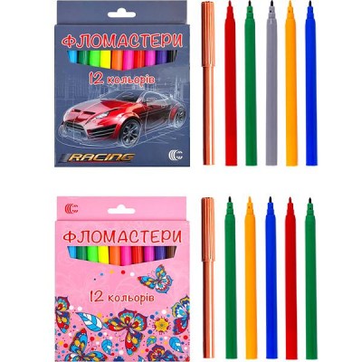 Фломастер 12 цветов, 50882