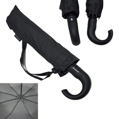 Зонтик мужской полуавтомат на 9 спиц "антиветер", 903 Венгрия