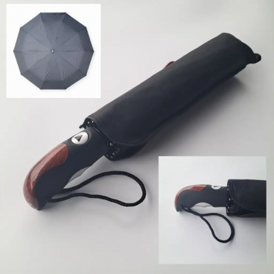Зонтик мужской полуавтомат на 10 карбоновых спиц "антиветер", 341 Венгрия