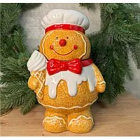 Керамическая ёмкость для сладостей (1л) Пряничный мальчик  