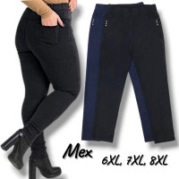 Джегінси жіночі теплі, всередині на хутрі. Фірми Ластівка. Батал. Колір темно сірий, чорний. Розміри: 6XL, 7XL, 8XL