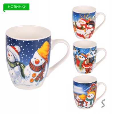 Керамическая чашка (350мл) Новогодняя