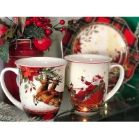 Фарфоровая чашка  (480мл)  Christmas story, Серия Шотланка