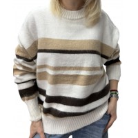 Свитер Кашемир Ангора 24082. Размер 46-52 (Оверсайз )