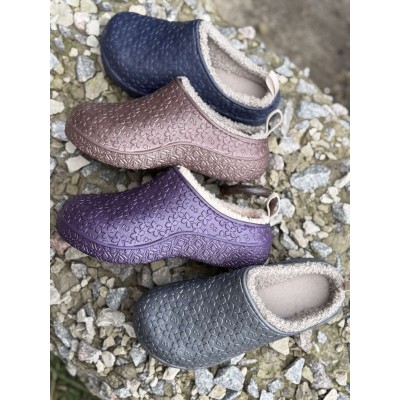 Женские галоши без задника на меху 4103 Женские галоши без задника на меху 4103