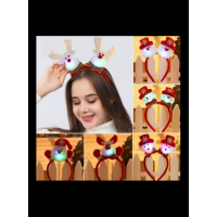 Обруч новогодний светящийся