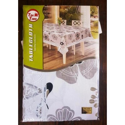 Скатерть ПВХ на резиновой сетке 122х152