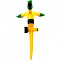 Ороситель вертушка 3-ходовая желто-зеленая под коннектор (SD7-5)