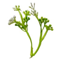 Веточка пластиковая лягушачьи лапки, 8,5см